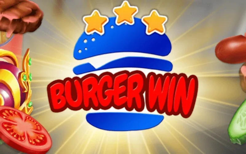Crea la hamburguesa de tus sueños en el juego Burger Win del casino 1Win y gana una gran suma de dinero.