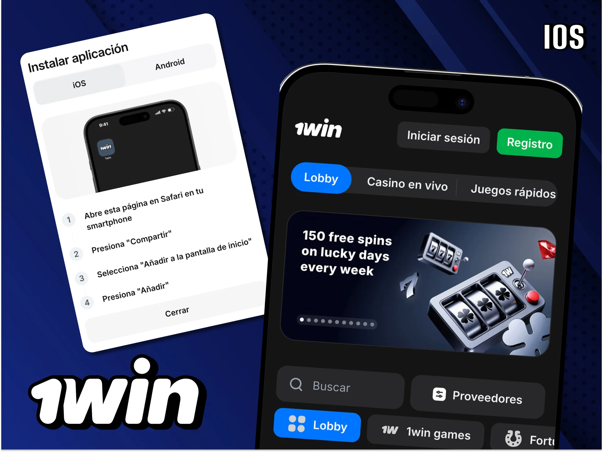 Alta productividad y funcionamiento fluido, todo esto es la aplicación 1Win para iOS.